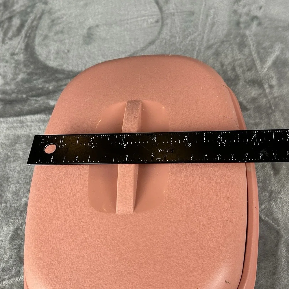 Tupperware Microwave Steamer Set 1273-5 Pink 6 Cup 1.4L 3 Piece Vintage USA